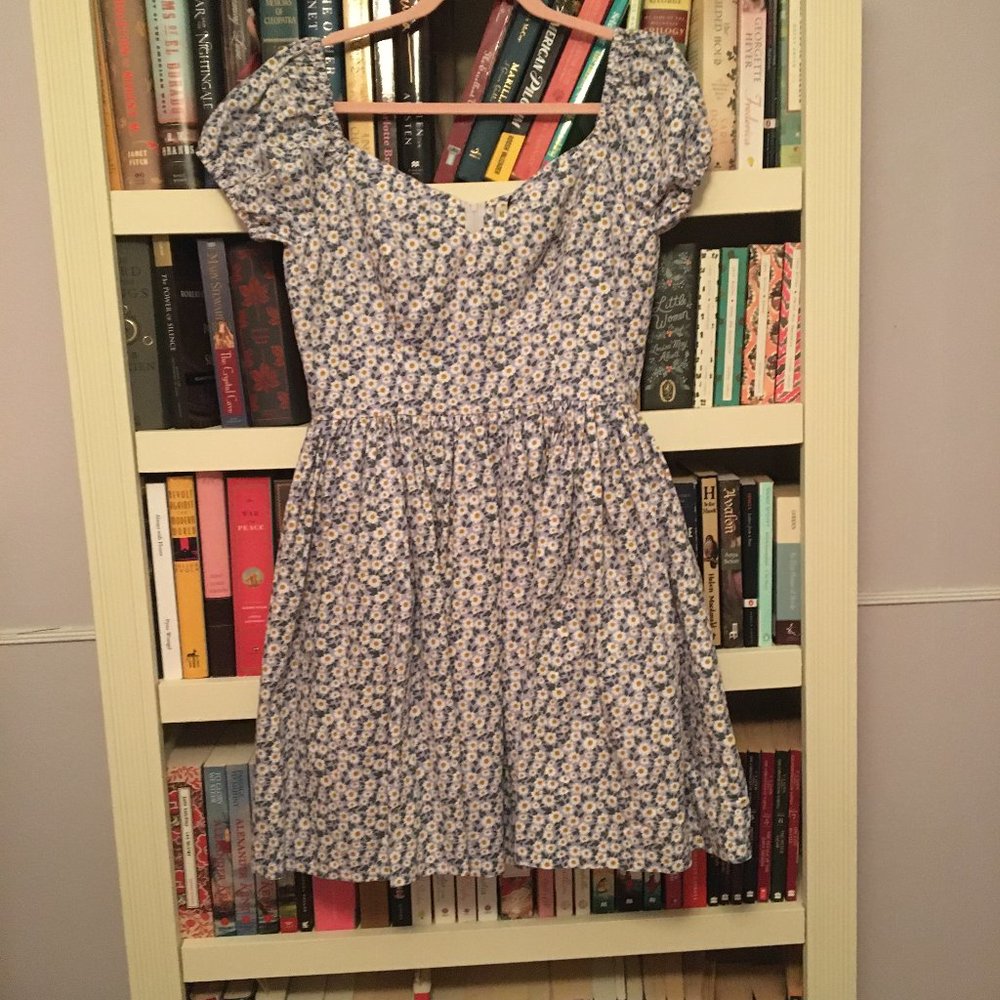 Heartsandfound Blue Floral Dress